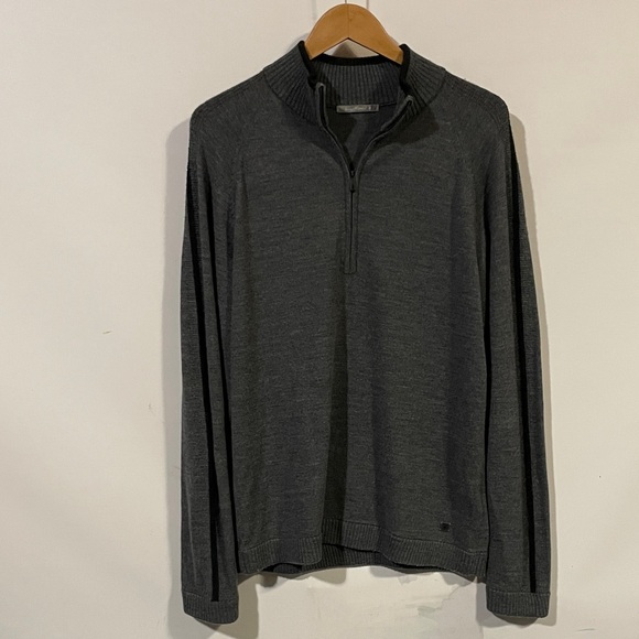 Smartwool merino wool blend Men's Gray Sweater - Picture 1 of 4